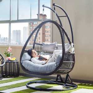 실내 라탄그네 행잉체어 나무 해먹 그네의자 카페