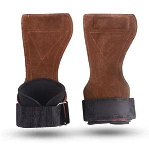 [베프몰]리프팅 ASBKZHIY 그립 소가죽 스트랩 스포츠 장갑 색상 브라운