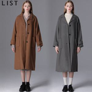 [리스트] 탭 슬리브 핸드메이드 울코트 (택가격 478000원)