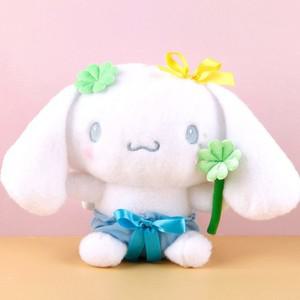 산 리오 시나모 롤 캐릭터 네잎클로버 대형 봉제인형 아이선물 24cm