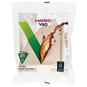 하리오 V60 종이 커피필터 100매 옐로우1-2잔용 VCF-01-100M