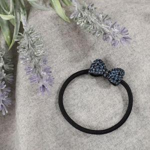 [JHQSTLI7_52C0]엔젤슈슈 큐빅 헤어끈 머리끈 블루 리본 방