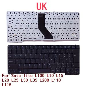 도시바 노트북 PC 교체용 영국 키보드 L100 L10 L15 L20 L25 L30 L35 L200 L110 L115