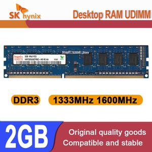 Sk 하이닉스 DDR3 데스크탑 메모리 UDIMM PC3 1Rx8 2Rx8 10600U 12800U 2GB 1333MHz 1600MHz RAM 8GB 4GB