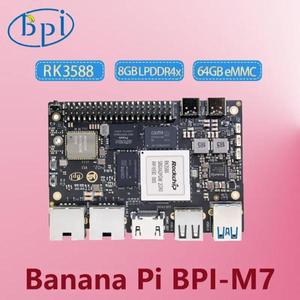 바나나 파이 BPI-M7 록칩 RK3588 쿼드 A76 2.4Ghz A55 1.8Ghz Mali G610MC4 GPU 옵션 8G 16G 32G LPDDR4