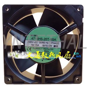 모델 4715HS-20T-B5A 200V-AC .18/ 15A 15. W 선풍기