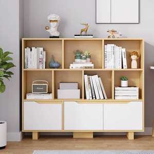 거실 책수납장 책꽃이 아이방 원목 서재방 디자인 웜화이트80x24x100cm