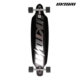 롱보드 36인치 크롬 블랙실버 댄싱 스케이트