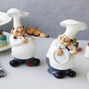 세트 인형 주방장 이국적인 인테리어 소품 중 2P (3iE5g)