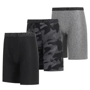 [언더아머][정품] 언더아머 UA 언더웨어 테크 프린트 9인치 3팩 (1383881-001)