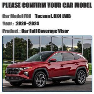 현대 투싼 NX4  액세서리 자동차 창문 차양 자외선 차단 바이저 커버 인테리어 부품