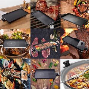 풍년 키친플라워 리빙센스 와이드전기그릴팬 원형그릴 고기팬 구이기계 생선 고등어구이