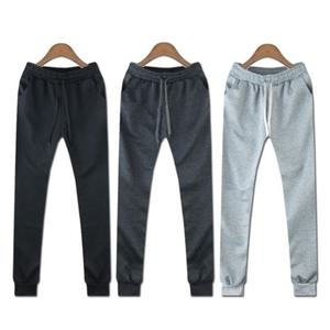 샤르 무지 시보리 트레이닝 팬츠 캐쥬얼 패션