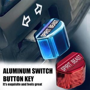 바이크 오토바이 전기 자동차용 스위치 단추 알루미늄 합금 쉘 장식 방향 지시등 키캡 액세서리