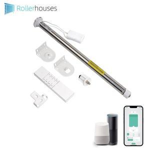 Tuya Zigbee 충전식 롤러 블라인드 모터 25mm OD 튜브 알렉사 구글 홈과 함께 작동