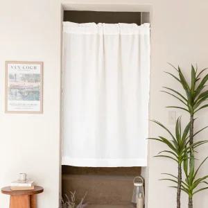 thezari 더자리 하늘하늘 고밀도 쉬폰 가리개커튼 white color