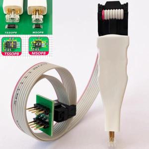 Tssop8 칩 다운로드 용 1pcs 굽기 프로브 스프링 바늘 플래시 eeprom 버너 케이블