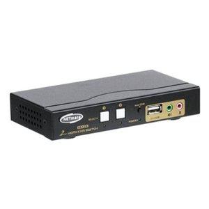 HDMI NETmate 캐주얼 KVM 2 필수템 1 스위치 USB 케이 (WFH4XCX)