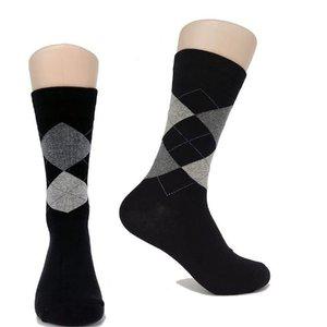 남자 정장 데일리 롱삭스 양말 클래식 신사 양말 장목 (WFH57S9)