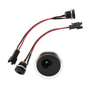DC-022 5.5x2.1mm 전원 여성 잭 소켓 패널 마운트 어댑터 JST SM 2P 플러그 와이어 커넥터 10/15/20CM