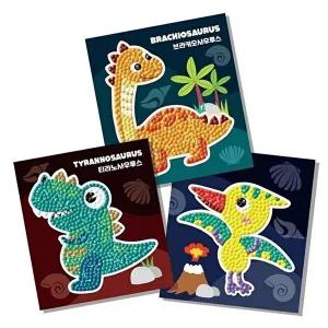 [셀러허브 패션][JHQS7OCV_52AG]스티커 보석십자수 쥬라기 월드 10X11