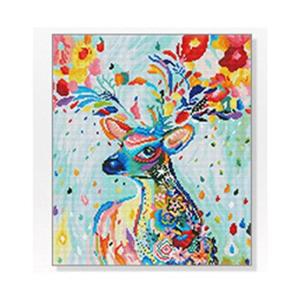 [MENP00CJ_52AG]보석십자수 세트 동물 시리즈 무지개