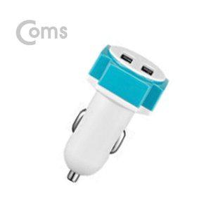 차량용 Coms 추천 2포트 고속 꾸안꾸 케이블 충전기 (WFH5W2Q)