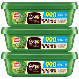 사조 해표 순창궁 990 쌈장 170g x 3개 / 장류
