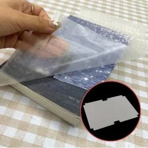 투명 책비닐 커버 소형 10매