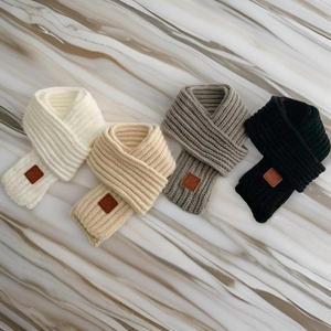 [옷자락]남자 뜨개 쁘띠 짧은 니트 캐주얼 머플러