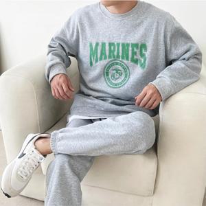 수련회 남학생잠옷 맨투맨 조거팬츠 셋업 헬스복세트 체육복 편한운동복 남자요가복 작업복 러닝복