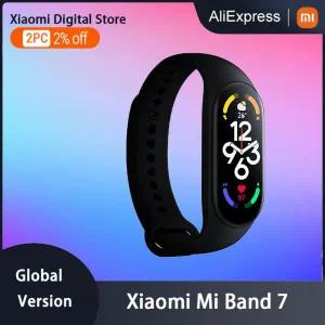 스마트 워치 손목 밴드 Xiaomi Mi Band 7 팔찌 최신 1.62 