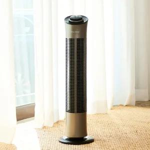 엔뚜마노 스타일 타워팬 날개없는 스탠드형 선풍기 EM-TS2600 실버