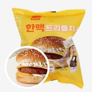 [JHPO5587_52EH]비바푸드 한맥 트리플치즈버거155g