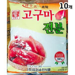 [JHP3O627_52ED]고구마전분 맷돌표 16% 500g X10