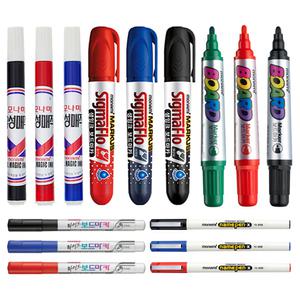 모나미 보드마카 / 네임펜 / 유성매직 12자루