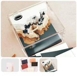 해리포터 입체 3D 메모지 연필 일반 메모패드 모형 3D메모 해리 아크릴 생일 선물용