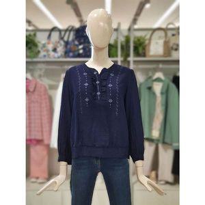 [NS홈쇼핑]크로커다일레이디 에스닉 자수 블루종 블라우스 CLDFBL109[35085913]