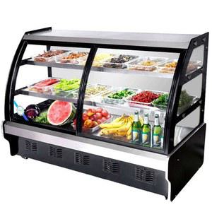 뷔폐 반찬 고기 매장 탕온기 호텔 반찬가게냉장고 업소용 쇼케이스 냉장고 진열대 치킨
