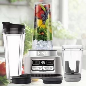 닌자 초고속 블렌더 푸디 파워 뉴트리 듀오 블렌더 CB100-KRCO