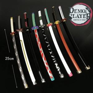 조로검 코스프레칼 25cm 악마 슬레이어 Katana Swords Kimetsu No Yaiba 사무라이 검 실제 크기 일본 Katan