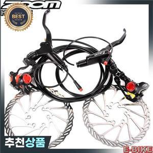 ZOOM 전기 자전거 유압 브레이크 HB-775 Mtb 디스크 160mm 플로트 로터 2 피스톤 오일 E-BIKE