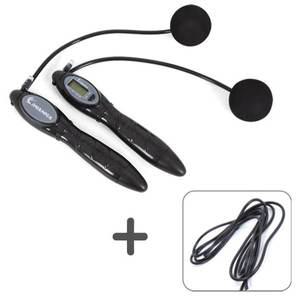 [아이워너]S 아이워너 2in1 디지털 줄넘기 블랙 줄길이조절가능 줄없는줄사용 일발줄사용 카운트