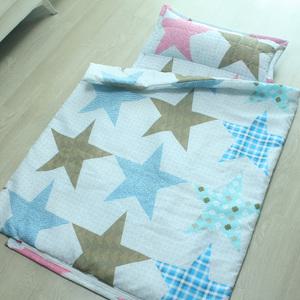 [포근하니] 스타 일체형 어린이집 낮잠이불세트 (베개솜포함)