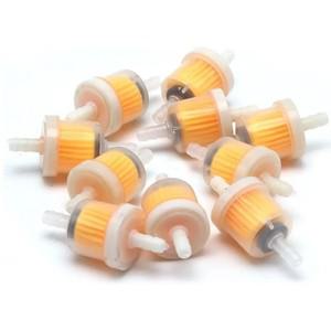 오토바이바지 유니버설 10 개대 6mm 호스 오토바이 가솔린 가스 연료 가솔린 오일 필터 스쿠터 오토바이 오