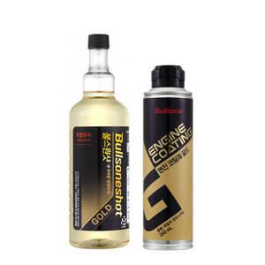 [엔진관리 골드세트][불스원] 불스원샷 골드 3in1 500ml+코팅제 골드 240ml