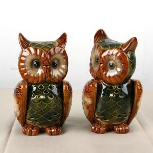 쌍둥이 부엉심플이 캔들홀더(2p) 장식소품 촛대