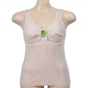 (창민)청량한 인견 우아한 플라워 노몰드 브라런닝