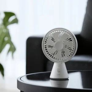 르젠 무선 BLDC 탁상형 모아르 선풍기 LZEF-ODK20