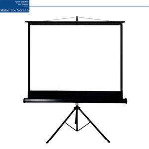 메이크더스크린 이동식 스탠드일체형 스크린 삼각대형 휴대용 캠핑 135cm(60인치) ME-MT60